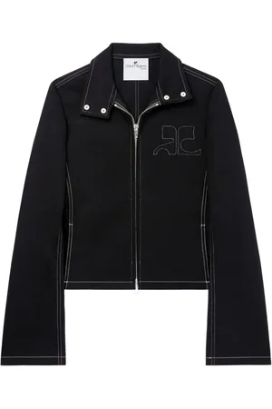 Courrèges Jeansjacke mit Ziernähten