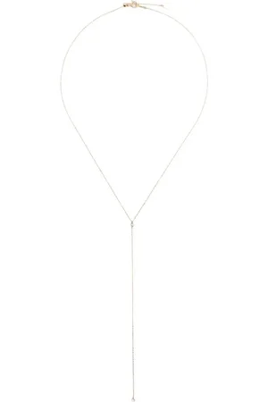 PERSÉE Mini 18kt Danaé Gelbgoldhalskette mit Diamant