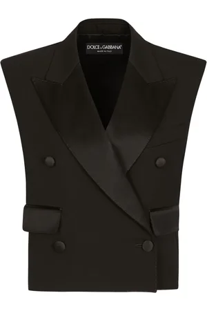 Dolce & Gabbana Doppelreihige Gabardine-Weste