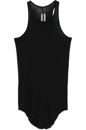 Rick Owens Fein geripptes Trägershirt