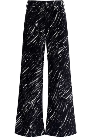 Marni Wide-Leg-Hose mit Print