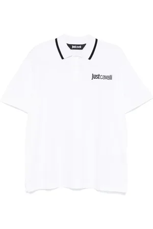 Roberto Cavalli Poloshirt mit Logo-Stickerei