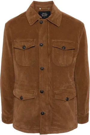 MAN ON THE BOON. Utility-Jacke aus Moleskin