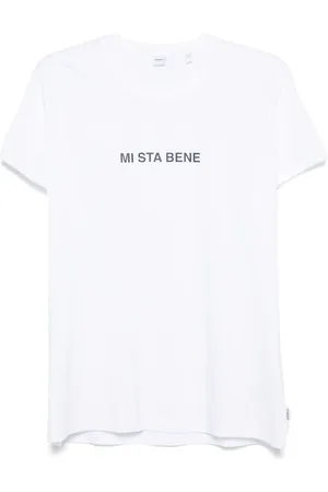 Aspesi T-Shirt mit Slogan-Print
