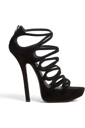 Dsquared2 Deanday Plateau-Sandalen aus Wildleder 110mm