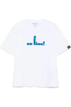 MARTINE ROSE T-Shirt mit Slogan-Print