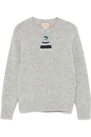 Gucci Pullover mit Hundestickerei