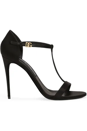 Dolce & Gabbana Satin-Sandalen mit T-Riemen 105mm