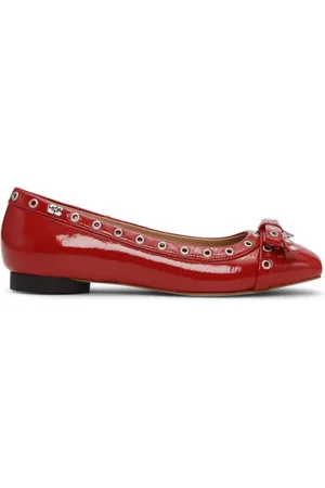Ganni Ballerinas mit Ösendetail