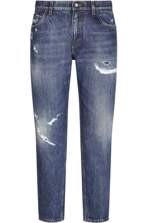 Dolce & Gabbana Gerade Jeans im Distressed-Look