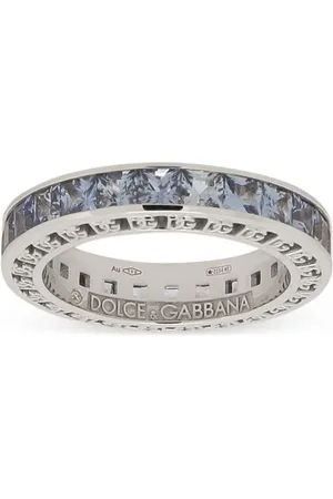 Dolce & Gabbana 18kt Anna Weißgoldring mit Saphir