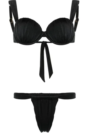 Noire Swimwear Geraffter Balconette-Bikini