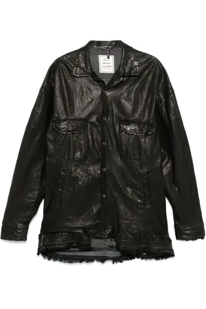 Maison Mihara Yasuhiro Hemd aus Leder