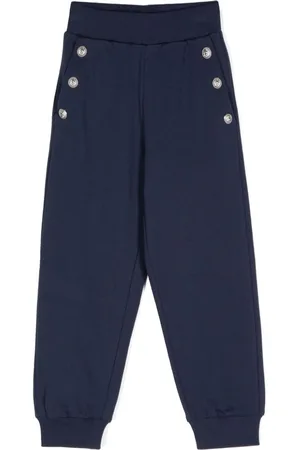 Balmain Hose mit gravierten Knöpfen