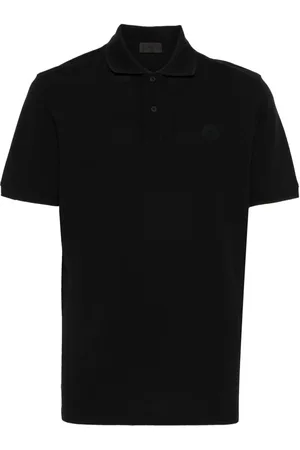 Moncler Poloshirt mit gummiertem Logo
