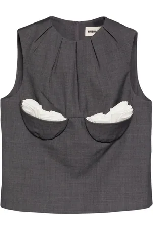 Shushu/Tong Verziertes Bustier-Top