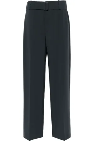 Vince Wide-Leg-Hose mit Gürtel
