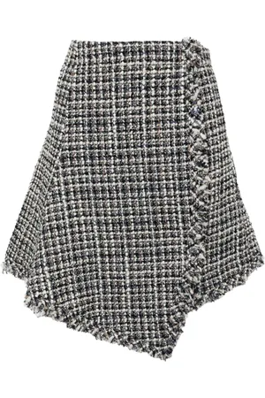 SACAI Rock aus Tweed