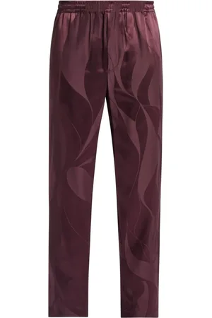 QASIMI Hose mit abstraktem Jacquard