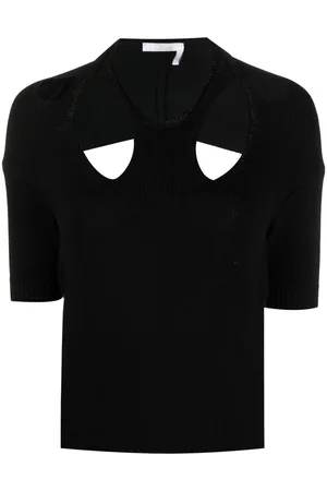 Chloé Strickoberteil mit Cut-Outs