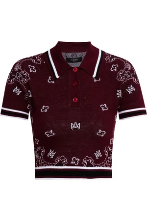 AMIRI Cropped-Poloshirt