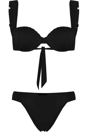 Noire Swimwear Geraffter Balconette-Bikini