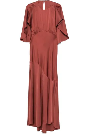 ZIMMERMANN Maxikleid mit Cape-Einsatz