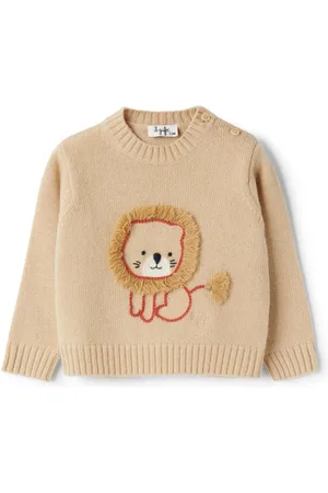 Il gufo Pullover mit Stickerei