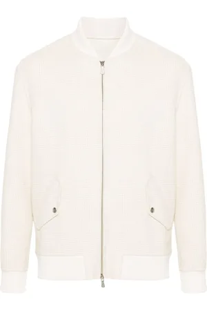 ELEVENTY Bomberjacke mit Schachbrettmuster