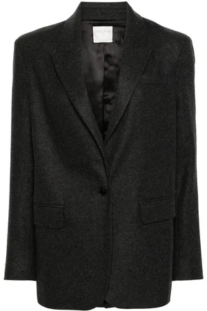 FORTE FORTE Einreihiger Blazer aus Filz