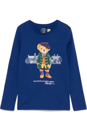 Ralph Lauren T-Shirt mit Polo Bear-Motiv