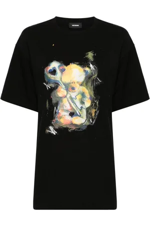 We11 Done T-Shirt mit Teddy-Print