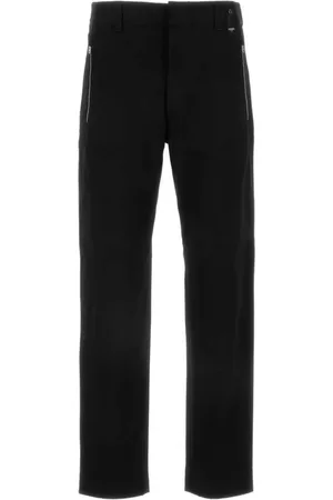 Fendi Gerade Hose mit Zucca-Einsätzen