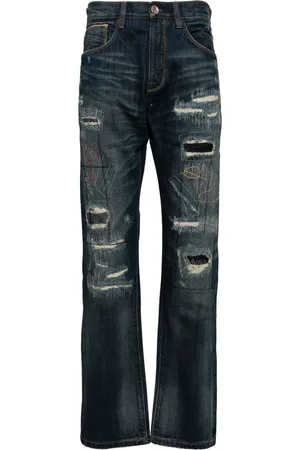 PRIVATE STOCK Jeans mit Tragefalten