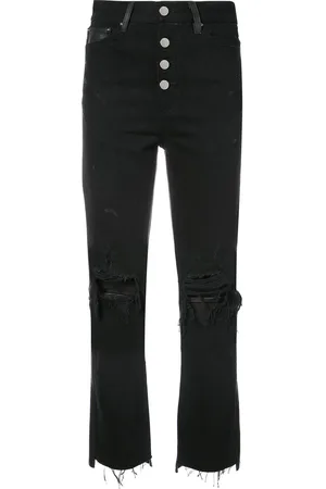 AMIRI Cropped-Jeans mit weitem Bein