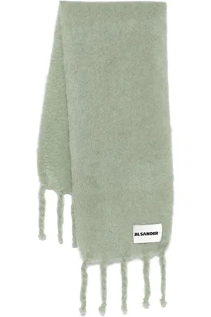 Jil Sander Schal mit gebürstetem Finish