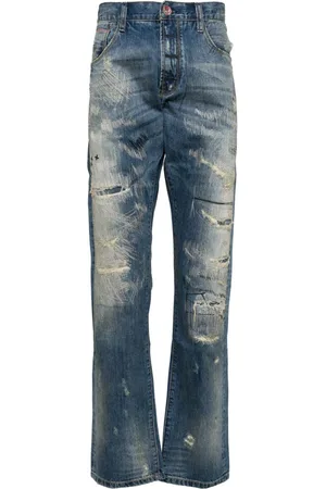 PRIVATE STOCK Jeans mit Tragefalten