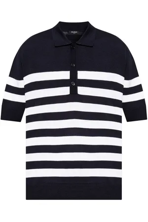 Balmain Gestreiftes Poloshirt
