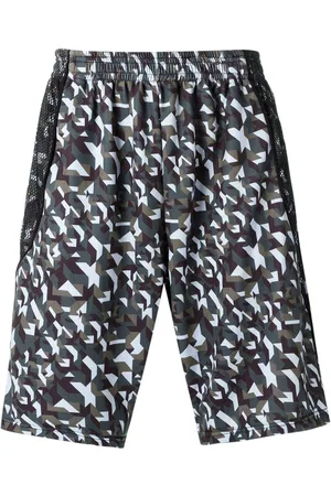 AMIR SLAMA Shorts mit geometrischen Print