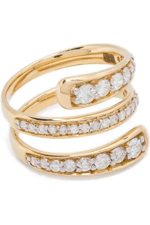 Brumani 18kt Gelbgoldring mit Diamanten