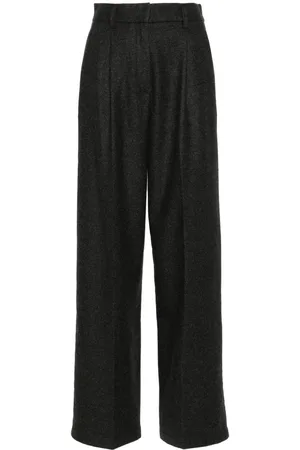 FORTE FORTE Bundfaltenhose mit geradem Bein