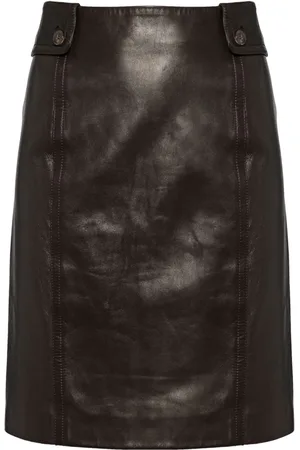 Gucci Bleistiftrock aus Leder