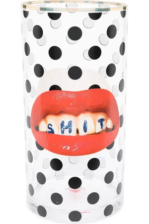 SELETTI X Toiletpaper Vase mit Lippen-Print