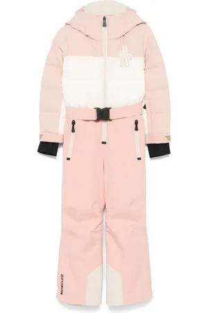 Moncler Schneeanzug mit Logo-Print