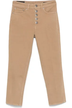 Dondup Gerippte Cropped-Jeans