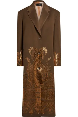 Etro Mantel mit Metallic-Print