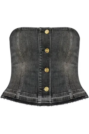 Ganni Denim-Oberteil