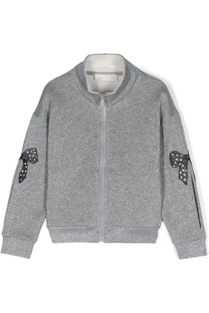 MONNALISA Sweatshirtjacke aus Lurex