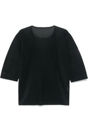 Issey Miyake T-Shirt mit Lochmuster