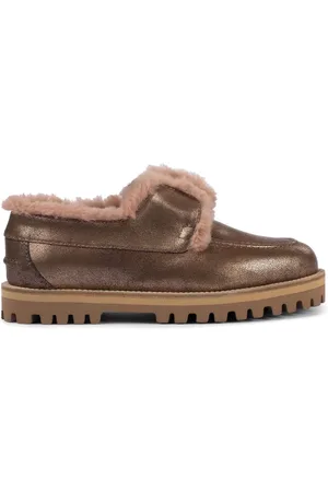 LE SILLA Yacht Loafer mit Shearling-Besatz